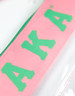 Alpha Kappa Alpha AKA Sorority Clear Cross Body Bag-Pink