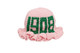 Alpha Kappa Alpha AKA Sorority Crochet Ruffle Bucket Hat-Pink