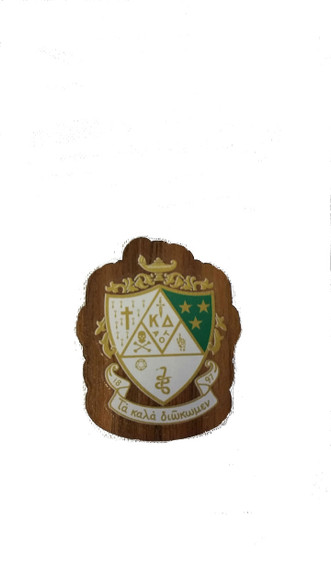 Kappa Delta Sorority Mini Wood Crest