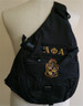 Alpha Phi Alpha Fraternity Sling Shoulder Bag Backpack with Greek Letters and Fraternity Crest