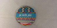 Pi Beta Phi Sorority Tribal Print Button- Small