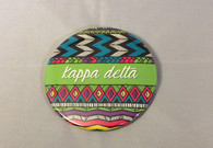 Kappa Delta Sorority Tribal Print Button-Large