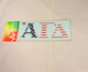 Alpha Gamma Delta Sorority USA Car Letters- American Flag Pattern