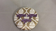 Sigma Sigma Sigma Tri-Sigma Gold Symbol Button-Small 