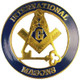 International Masons Cut Out Car Emblem