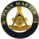 Mason Masonic Past Master Cut Out Car Emblem