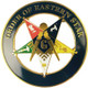 Order of the Eastern Star Past Patron Cut Out Car Emblem
