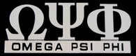 Omega Psi Phi Fraternity English Spelling Car Emblem