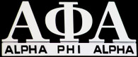 Alpha Phi Alpha Fraternity English Spelling Car Emblem