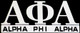 Alpha Phi Alpha Fraternity English Spelling Car Emblem