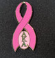 Alpha Kappa Alpha AKA Sorority Breast Cancer Ribbon Lapel Pin