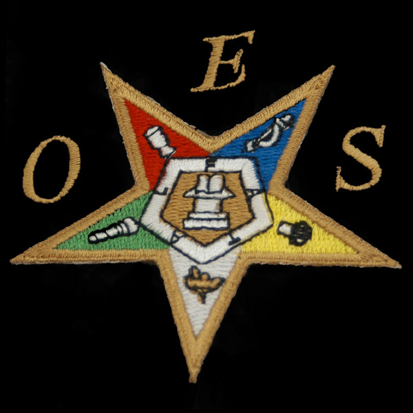 Order Of The Eastern Star OES Emblem- 5 Inches - Brothers And Sisters ...