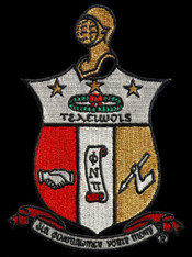 Kappa Alpha Psi Fraternity Emblem- 2 7/8 Inches