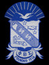 Phi Beta Sigma Fraternity Emblem- 2 7/8 Inches