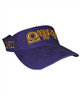 Omega Psi Phi Fraternity Visor Hat Cap