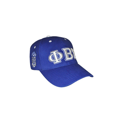 Phi Beta Sigma Fraternity Three Greek Letter Baseball Hat