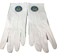 International Masons White Gloves with Symbol