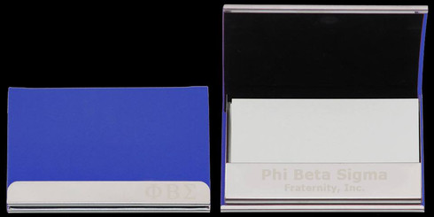 Phi Beta Sigma Fraternity Business Card Holder