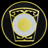 Mason Masonic RAM-Keystone Car Emblem