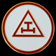 Mason Masonic Triple Tau Car Emblem