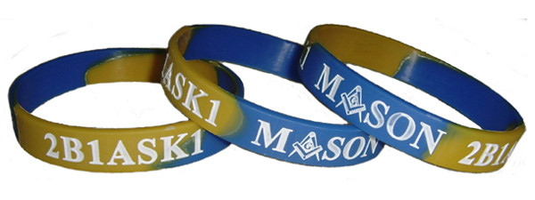 masonic silicone bracelets