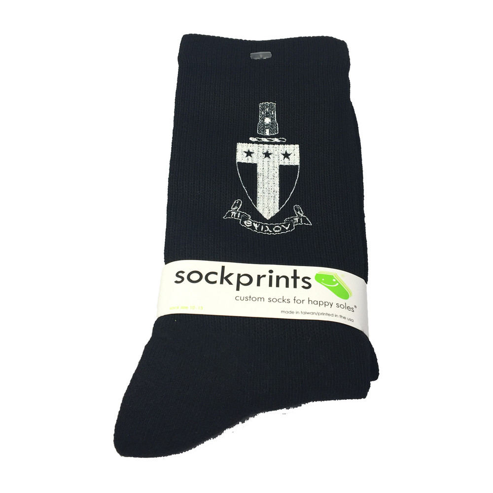 Alpha Tau Omega Fraternity Ribbed Crew Socks-Crest - Brothers and ...