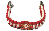 Kappa Alpha Psi Fraternity Survival Paracord Bracelet with Symbol
