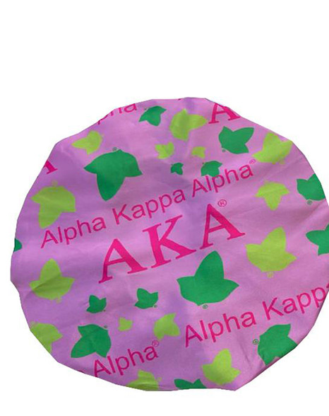 Alpha Kappa Alpha AKA Sorority Sleep Bonnet Cap- Pink