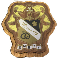 Sigma Nu Fraternity Raised Wood Crest