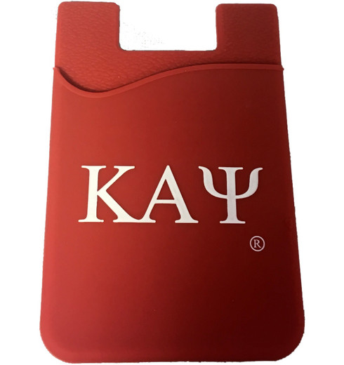 Kappa Alpha Psi Fraternity Silicone Wallet 