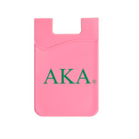 Alpha Kappa Alpha AKA Sorority Silicone Wallet- Pink 