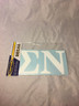 Sigma Nu Fraternity White Car Letters- 3 1/2 inches 