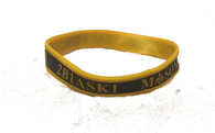 Mason Masonic Fraternity Two-Tone Silicone Bracelet