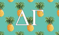 Delta Gamma Sorority Flag-Pineapple