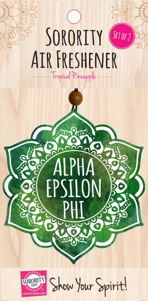 Alpha Epsilon Phi AEPHI Sorority Mandala Air Freshener