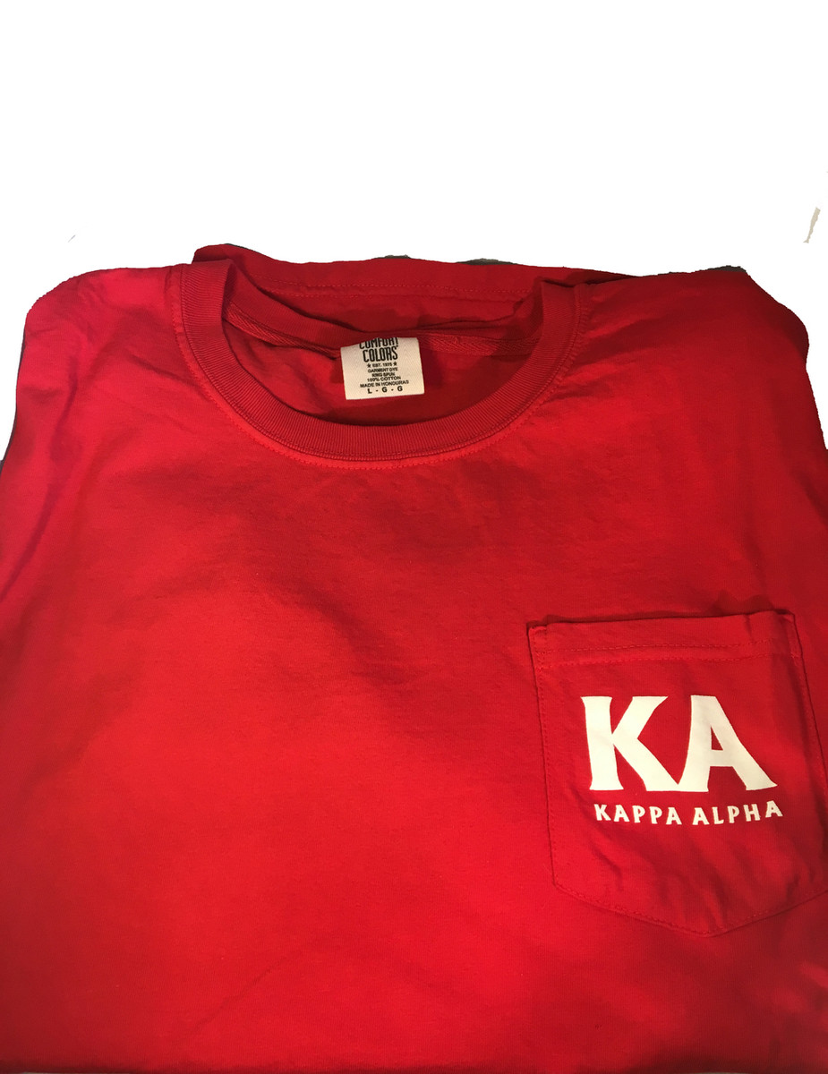 Kappa Alpha Fraternity Comfort Colors Shirt Red Brothers And Sisters