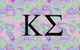 Kappa Sigma Fraternity Flag- Black Light