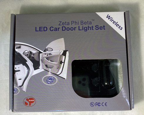 Zeta Phi Beta Sorority LED Car Door Light- Set of 2