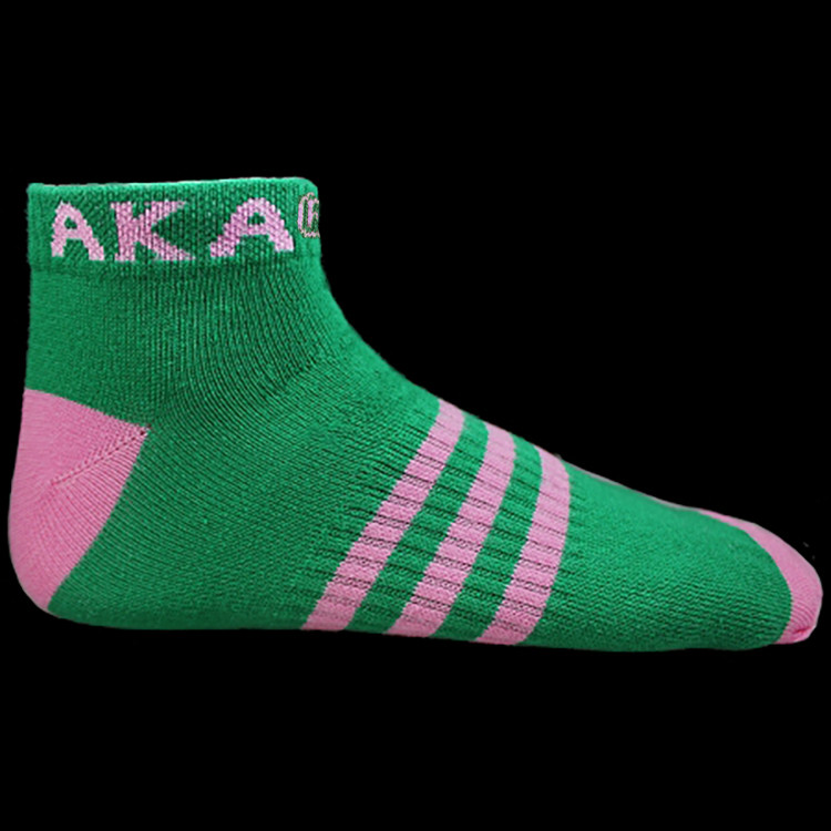 Onhandig Storing Smelten Alpha Kappa Alpha Sorority Multi-Color Ankle Socks- Green - Brothers and  Sisters' Greek Store