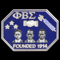 Phi Beta Sigma Fraternity Founders Lapel Pin