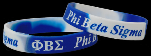 Phi Beta Sigma Fraternity Silicone Bracelet