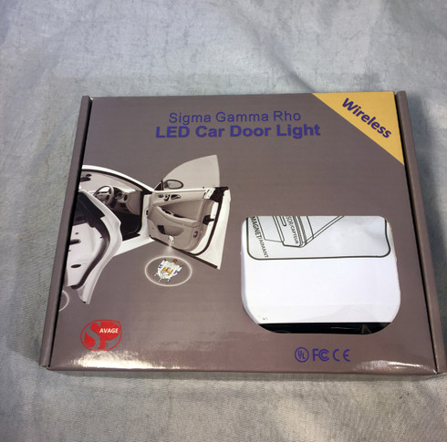 Sigma Gamma Rho Sorority LED Car Door Light- Set of 2