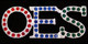 Order of the Eastern Star OES Crystal Pin-Organization Colors 