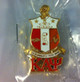 Kappa Alpha Psi Fraternity Crest with 3 Greek Letter Lapel Pin