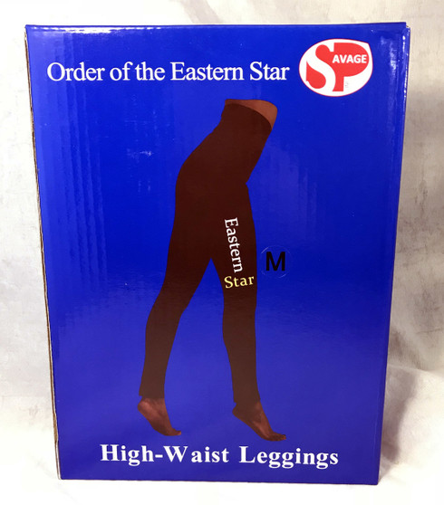 Order of the Eastern Star OES Yoga Legging- Black- Size Small ...