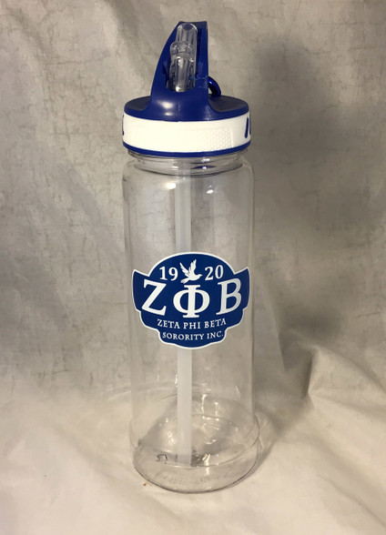 Zeta Phi Beta Sorority Water Bottle