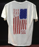 Sigma Alpha Epsilon SAE Fraternity Comfort Colors Shirt- American Flag-Back