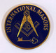 International Mason Masonic Auto Emblem