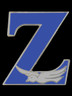 Zeta Phi Beta Sorority Z with Dove Lapel Pin