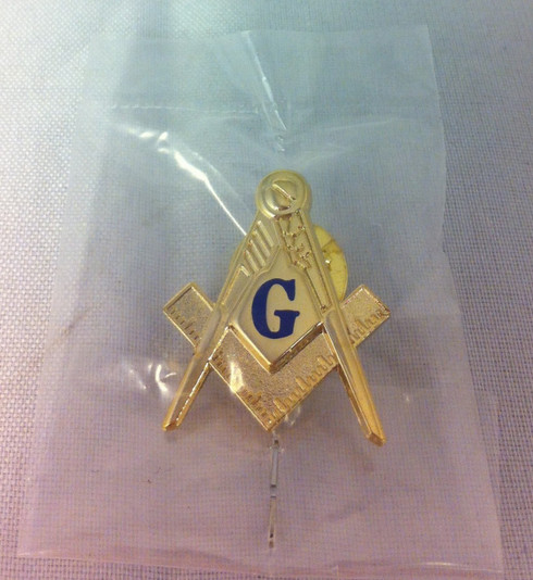 Mason/Masonic Blue Symbol Lapel Pin